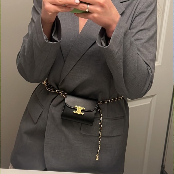 Authentic CELINE Compact - Calf Skin Trifold Wallet WOC on chain - Picture 2 of 15